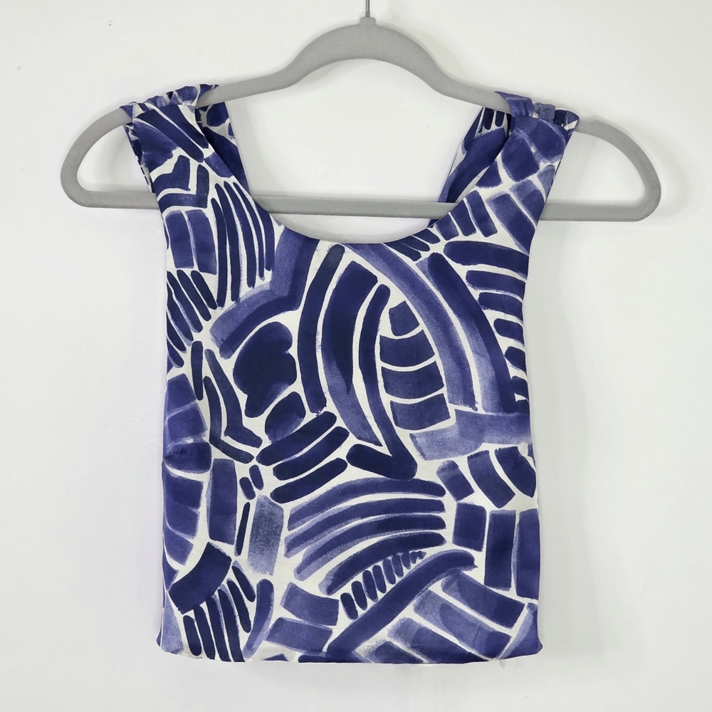 Atoir "The Fawn" Cropped Blue/White Shell Size Large/12